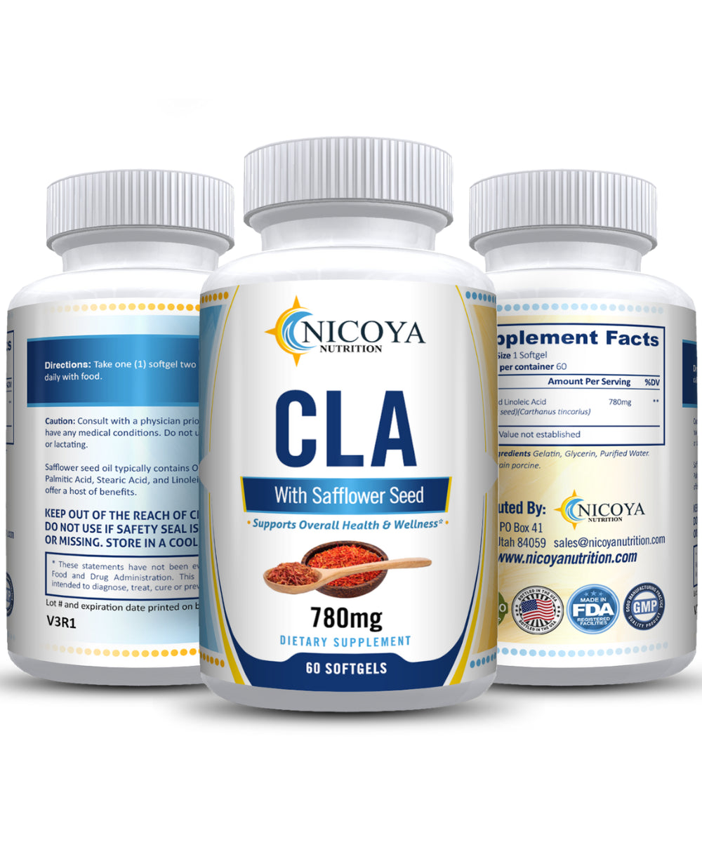 CLA 780Mg | Stim-Free Weight Management/Fat Burner Lean Muscle 120 Softgels 2PK