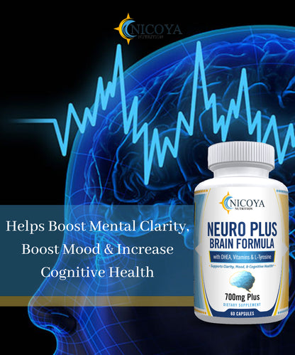 Neuro Brain & Focus 700MG+ Healthy Memory Function, Clarity Nootropic Supplement