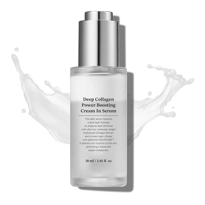 Korean Silk Collagen Essence Serum Deep Collagen Intensive Revitalizing Essence Cream Peptide Firming Face Women Hydrating Care