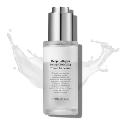Korean Silk Collagen Essence Serum Deep Collagen Intensive Revitalizing Essence Cream Peptide Firming Face Women Hydrating Care
