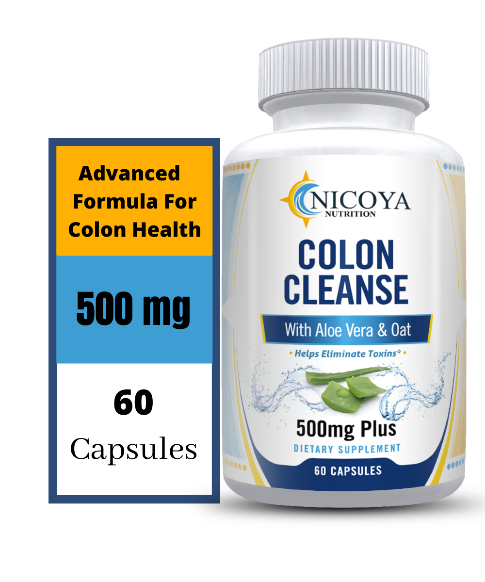 Colon Cleanse 500MG | Help Naturally Lose Weight, Detox, Bloating & Boost Energy