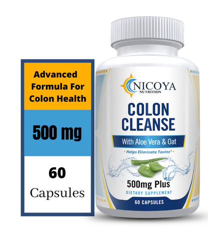 Colon Cleanse 500MG | Help Naturally Lose Weight, Detox, Bloating & Boost Energy