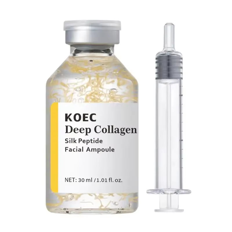 Korean Silk Collagen Essence Serum Deep Collagen Intensive Revitalizing Essence Cream Peptide Firming Face Women Hydrating Care