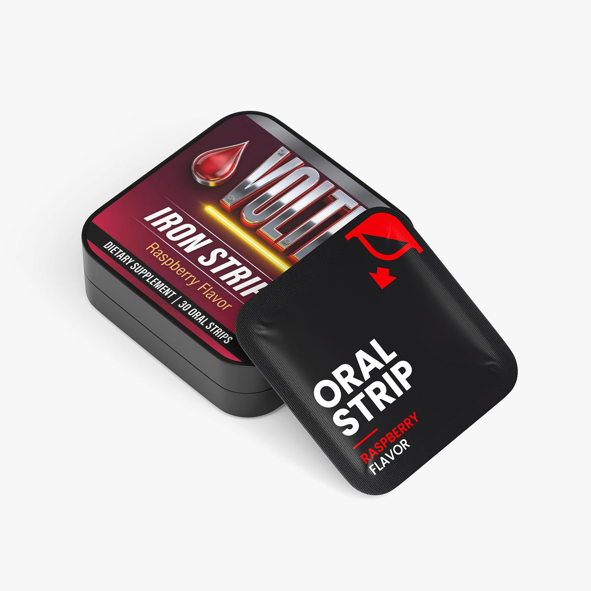 VOLTEX Iron Strips — 30 Oral Strips