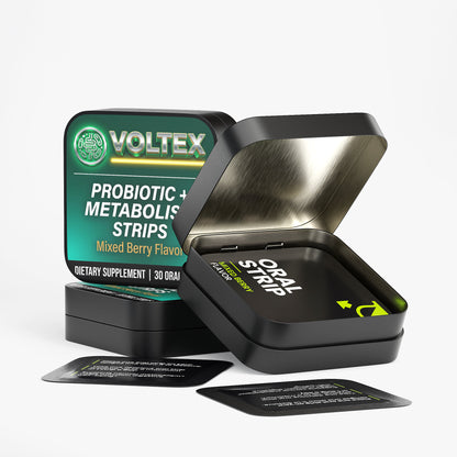 VOLTEX Probiotic + Metabolism Strips — 30 Oral Strips