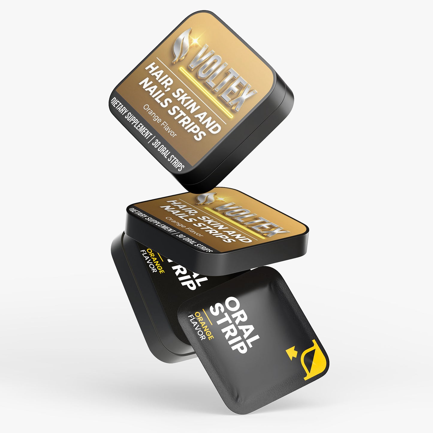 VOLTEX Hair, Skin & Nails Strips — 30 Oral Strips