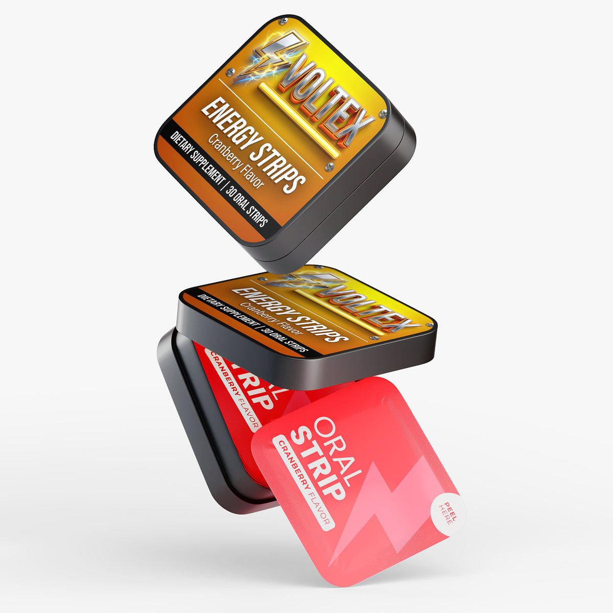 VOLTEX Energy Strips — 30 Oral Strips