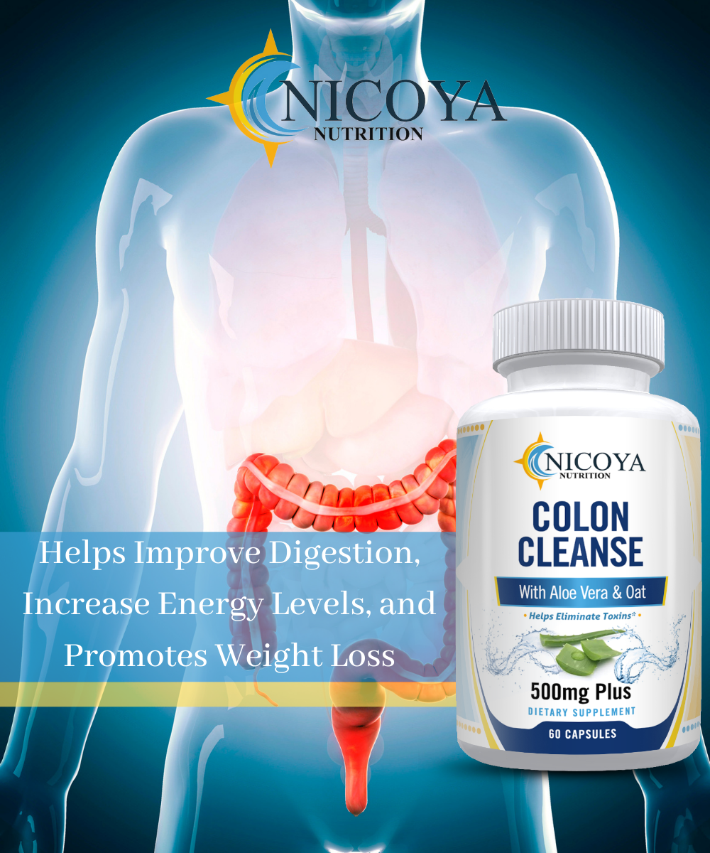 Colon Cleanse 500MG | Digestion, Energy, Constipation & Gas Relief 2 Pk