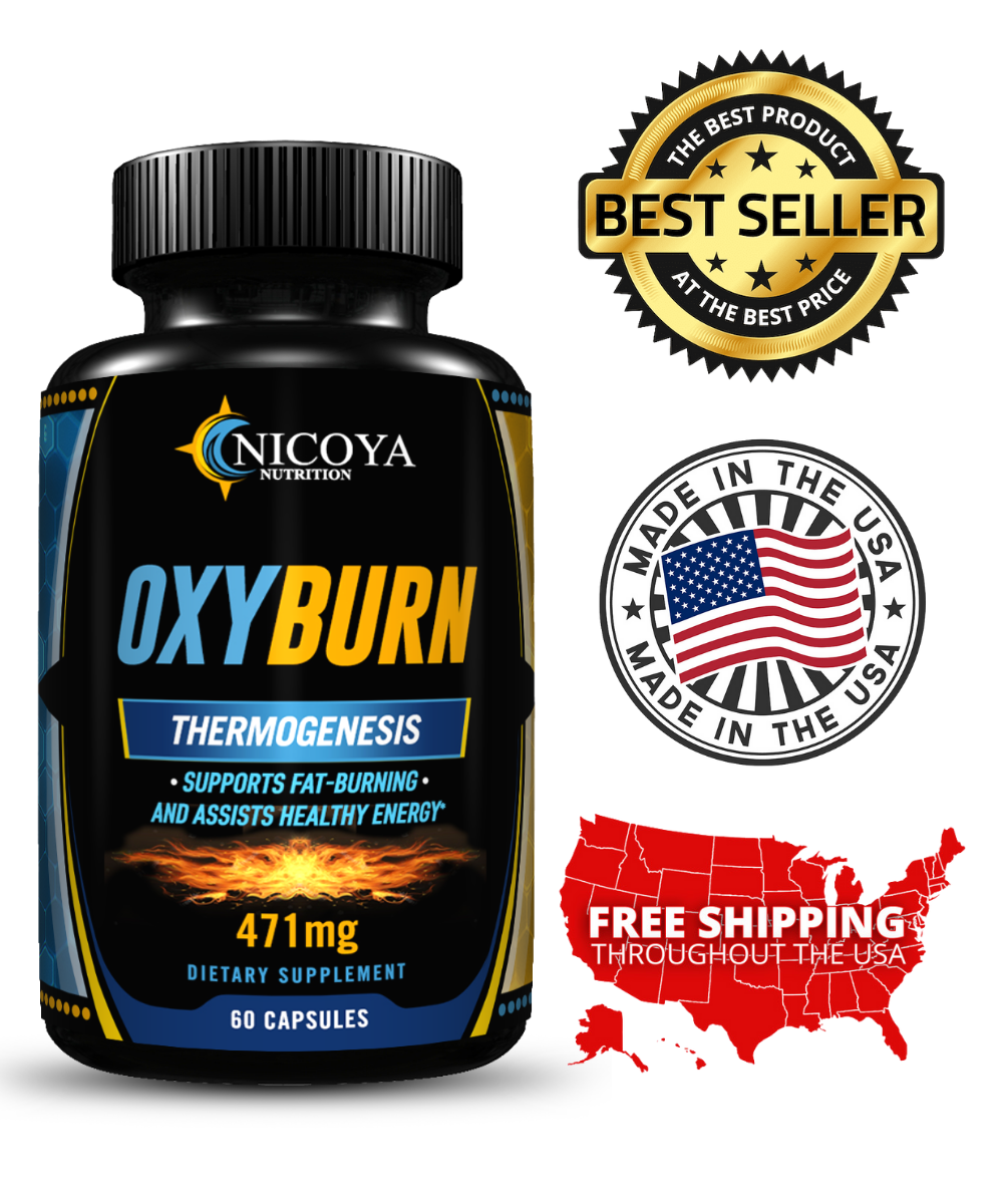 OXY BURN - Thermogenic Weight Loss & Fat Burner, Appetite Suppressant & Energy