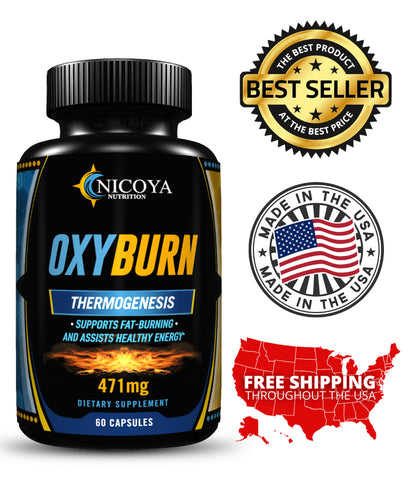 OXY BURN - Thermogenic Weight Loss & Fat Burner, Appetite Suppressant & Energy