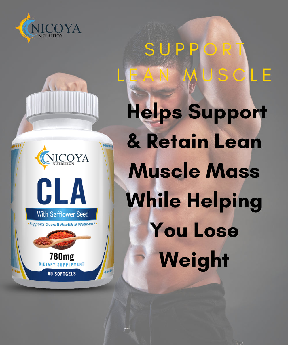 CLA 780Mg | Stim-Free Weight Management/Fat Burner Lean Muscle 120 Softgels 2PK