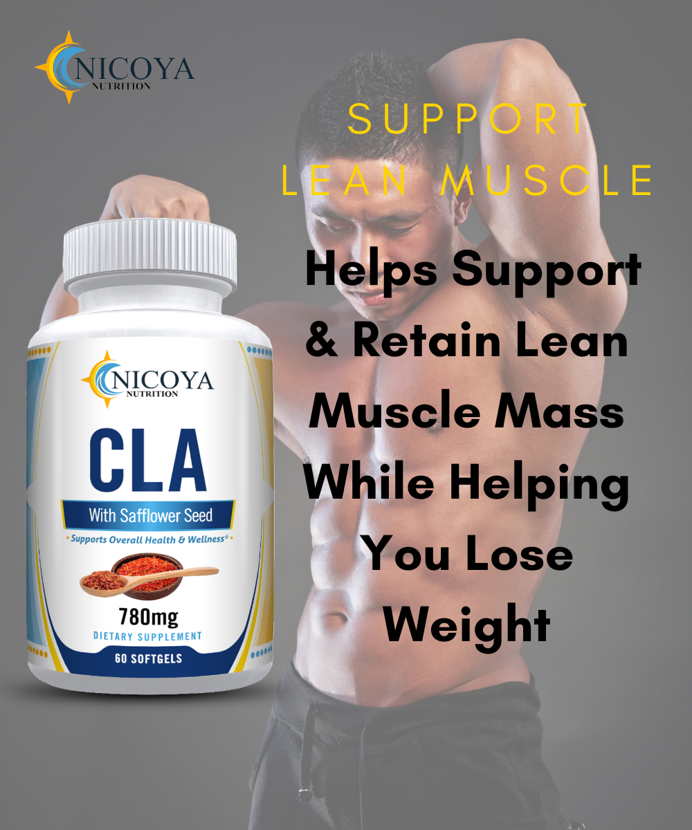 CLA 780MG | Stim-Free Weight Loss & Lean Muscle Mass -Conjugated Linoleic Acid