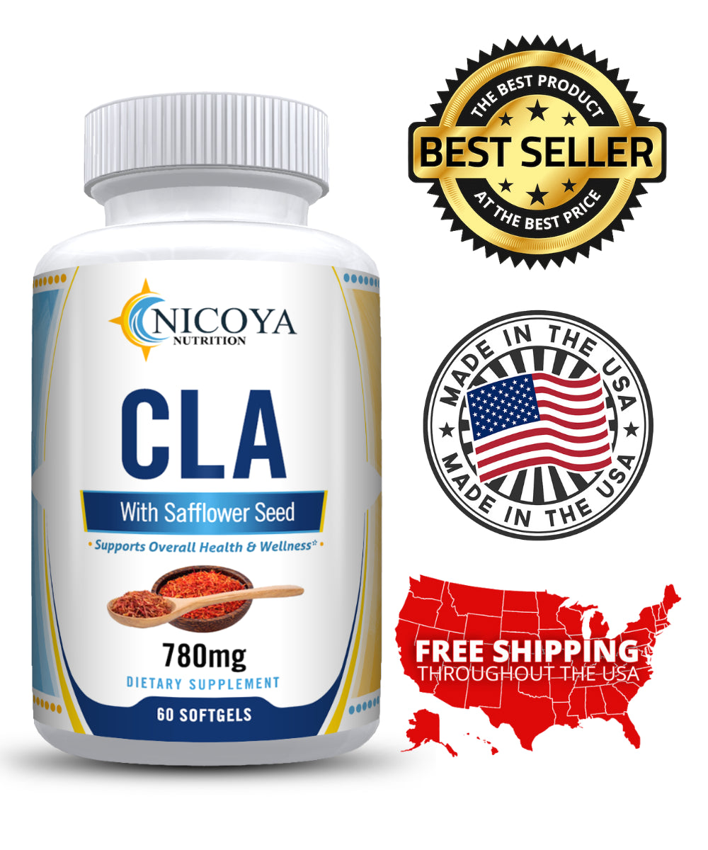 CLA 780MG | Stim-Free Weight Loss & Lean Muscle Mass -Conjugated Linoleic Acid