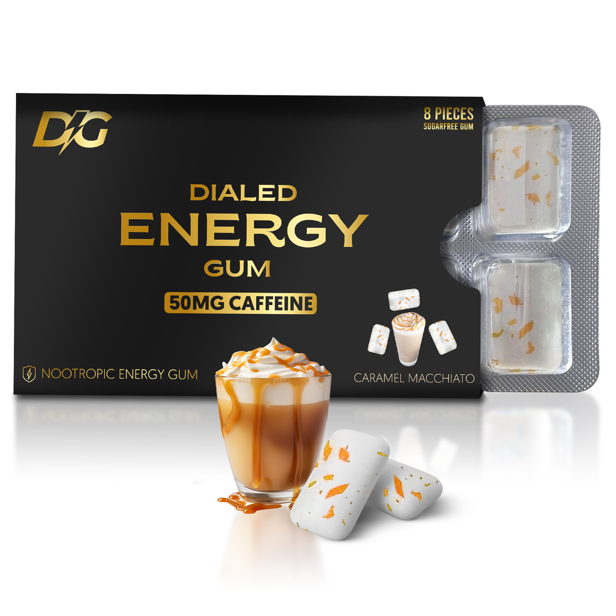 Dialed Energy Gum™ - 14-Pack — Cool Mint