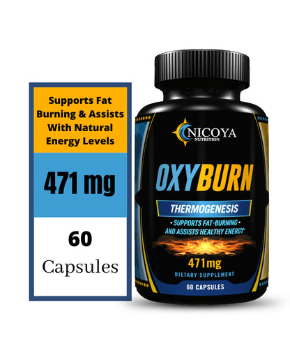 OXY BURN 472MG | Weight Loss & Fat Burner, Natural Appetite Suppressant & Energy