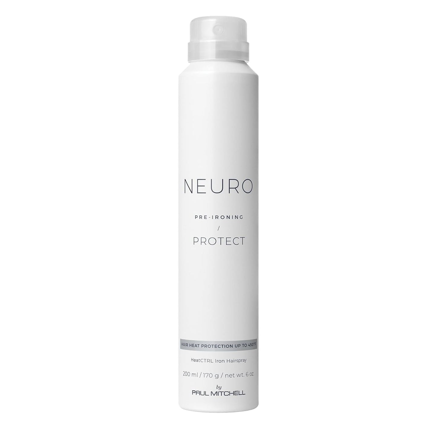 Neuro by Paul Mitchell Protect Heatctrl Iron Hairspray, Perfect Prep + Finish for Heat Styling, for All Hair Types