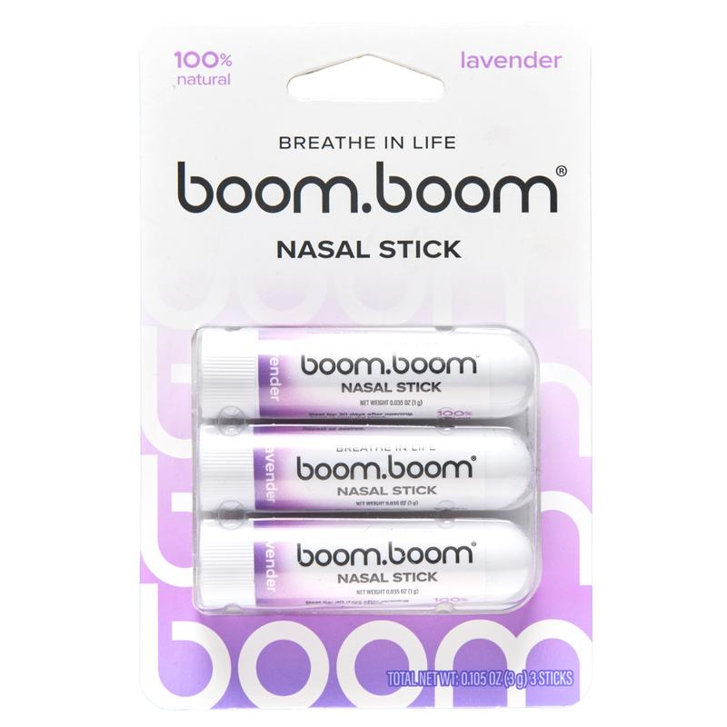 Boomboom Nasal Stick: Free Your Nose | Featured on Shark Tank | Powerful Essential Oils with Vapor Flow Technology | Breathe in Life