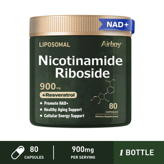CataKor Liposomal NAD+ 900mg — Nicotinamide Riboside + Resveratrol (80 Capsules)