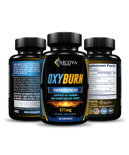 OXY BURN - Thermogenic Weight Loss & Fat Burner, Appetite Suppressant & Energy