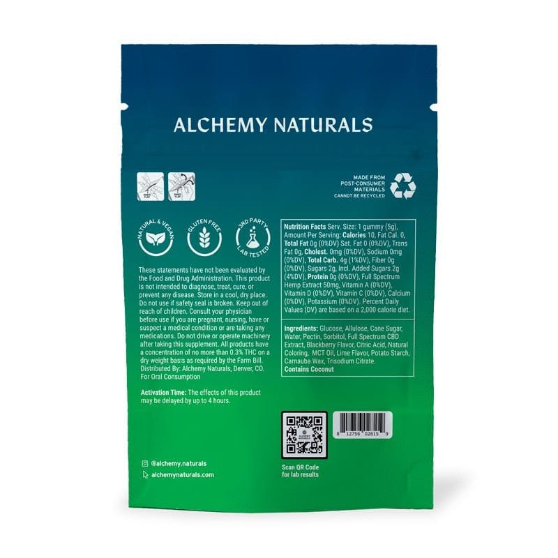 CBD Gummies for Daily Support - Full-Spectrum