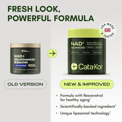 NAD Nicotinamide Vitamin Supplement Capsules