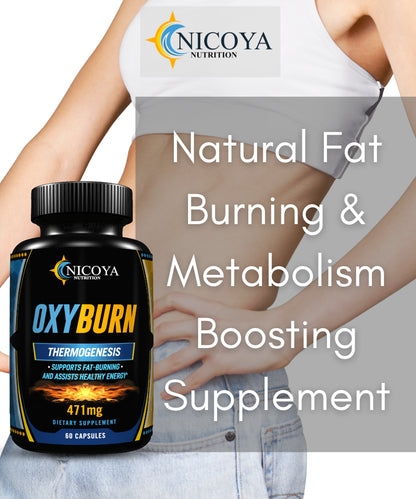 OXY BURN - Thermogenic Weight Loss & Fat Burner, Appetite Suppressant & Energy