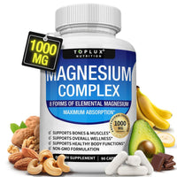 Toplux Magnesium Complex 1000mg — 6 Pack Bundle (Save 35%)