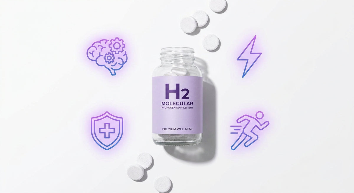 H2 benefits — cognitive, antioxidant, energy