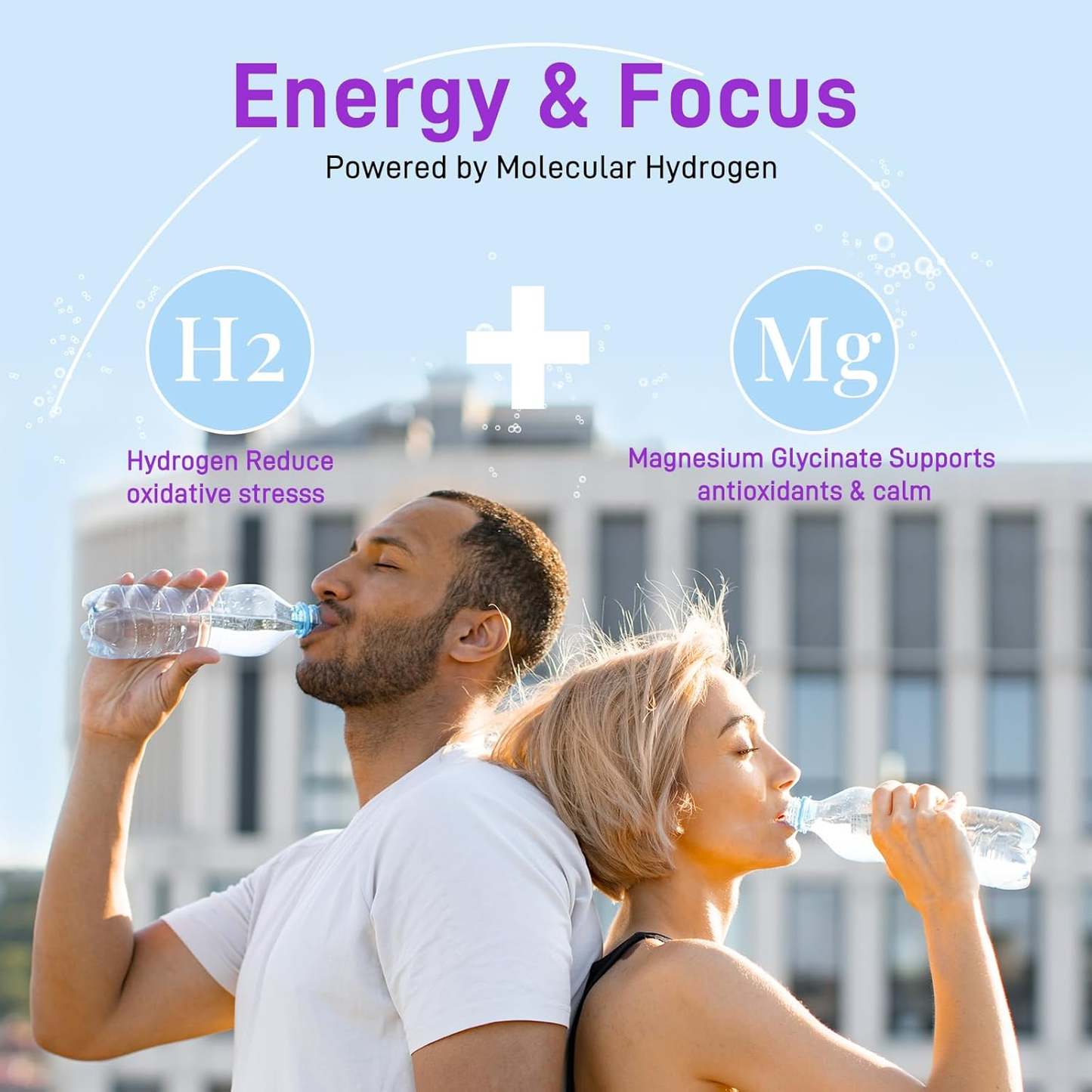 Hydrogen Water Tablets — 8 PPM Molecular H2 + Magnesium (60 Tablets)